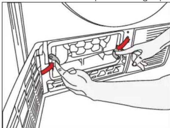 BEKO DC 7110 - Voor de condensor: - 2