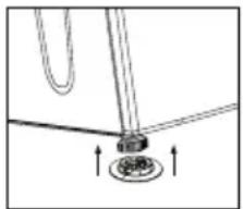 BLOMBERG TKF 7350 - Adjusting the feet - 1