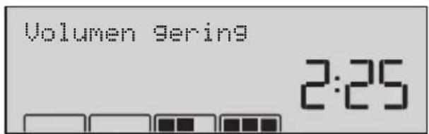 Volumen gering 2:25