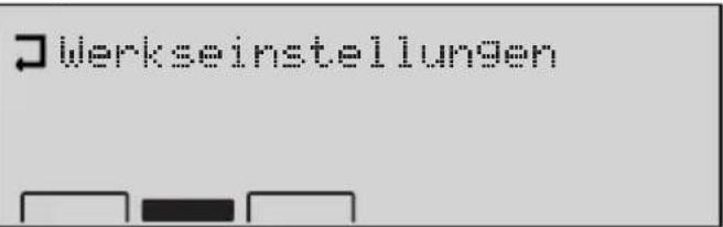 J Werkseinstellungen
