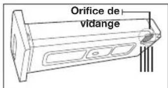 Orifice de vidange