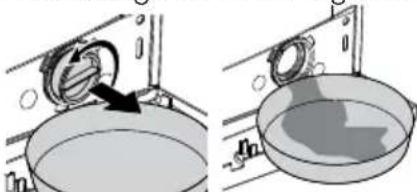 BEKO WMB 51421 - Evacuation de l'eau restante et nettoyage du filtre de la pompe - 3