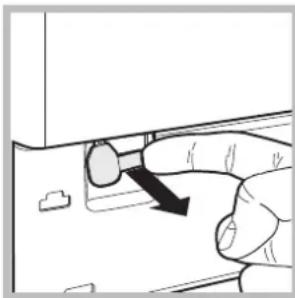 HOTPOINT Aqualtis AQ113D 69 - Handmatige opening van het deurtje - 2