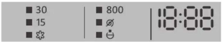 ■ 30 ■ 15 ■ ✉ ■ 800 ■ Ø ■ ⏻ 18:88