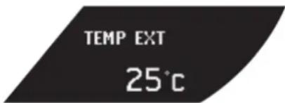 TEMP EXT 25°C