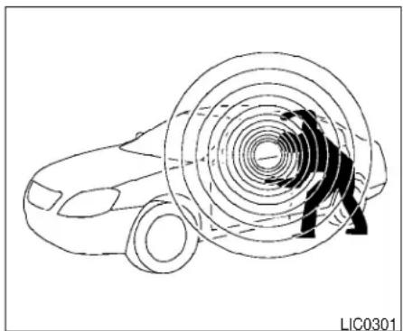NISSAN Maxima (2009) - Témoin d'anomalie de déverrouillage de la colonne de direction - 1