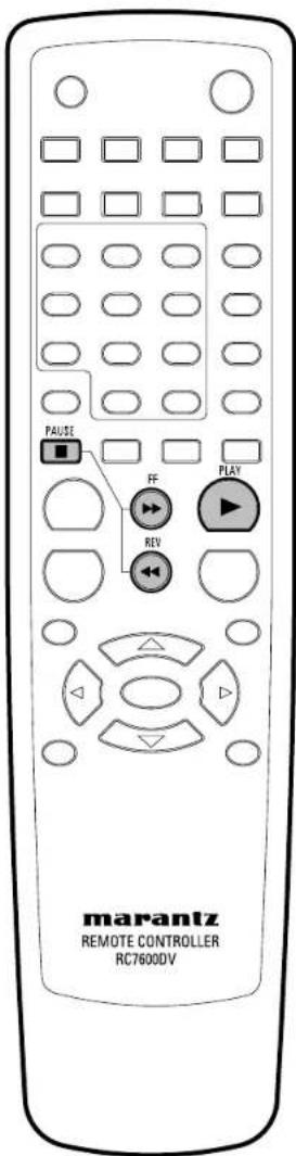 marantz REMOTE CONTROLLER RC7600DV