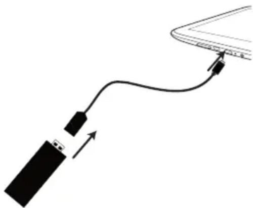 MEDION Lifetab 10.1 - USB-Speicher anschliessen - 1