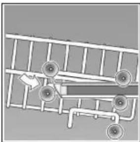 CONSTRUCTA CP3A00S2 - Top basket with upper and lower roller pairs - 2
