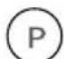 Technical line drawing of a mechanical component with concentric rings and mounting holes (no text or symbols)
