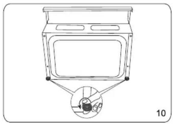 Technical line drawing of a mechanical component with an inset close-up showing internal components (no text or symbols)