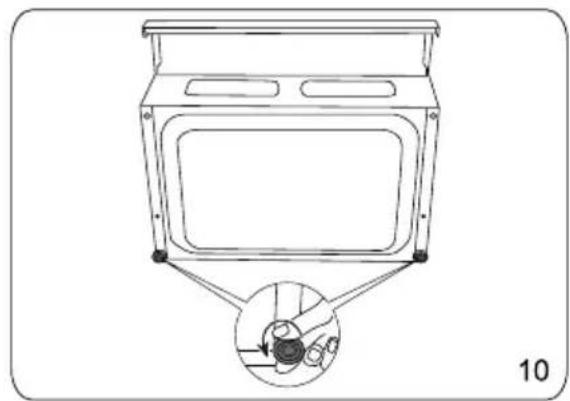 Technical line drawing of a mechanical component with an inset showing a close-up view of a gear mechanism.