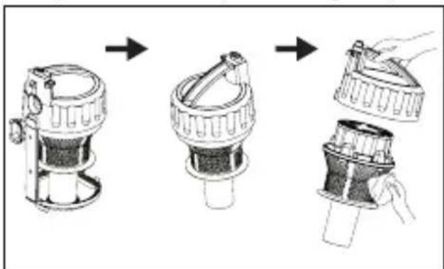 BEKO BKS 5316 T - Het stofpatroon legen - 3