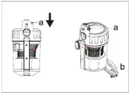 BEKO BKS 5316 T - Het stofpatroon legen - 2