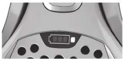 ELECTROLUX ZB2941 Ergorapido - Anzeige für Batteriekapazität\* / 'Ενδειξη χωρητικότητας μπαταρίας\* / Display för batterikapacitet\* - 2