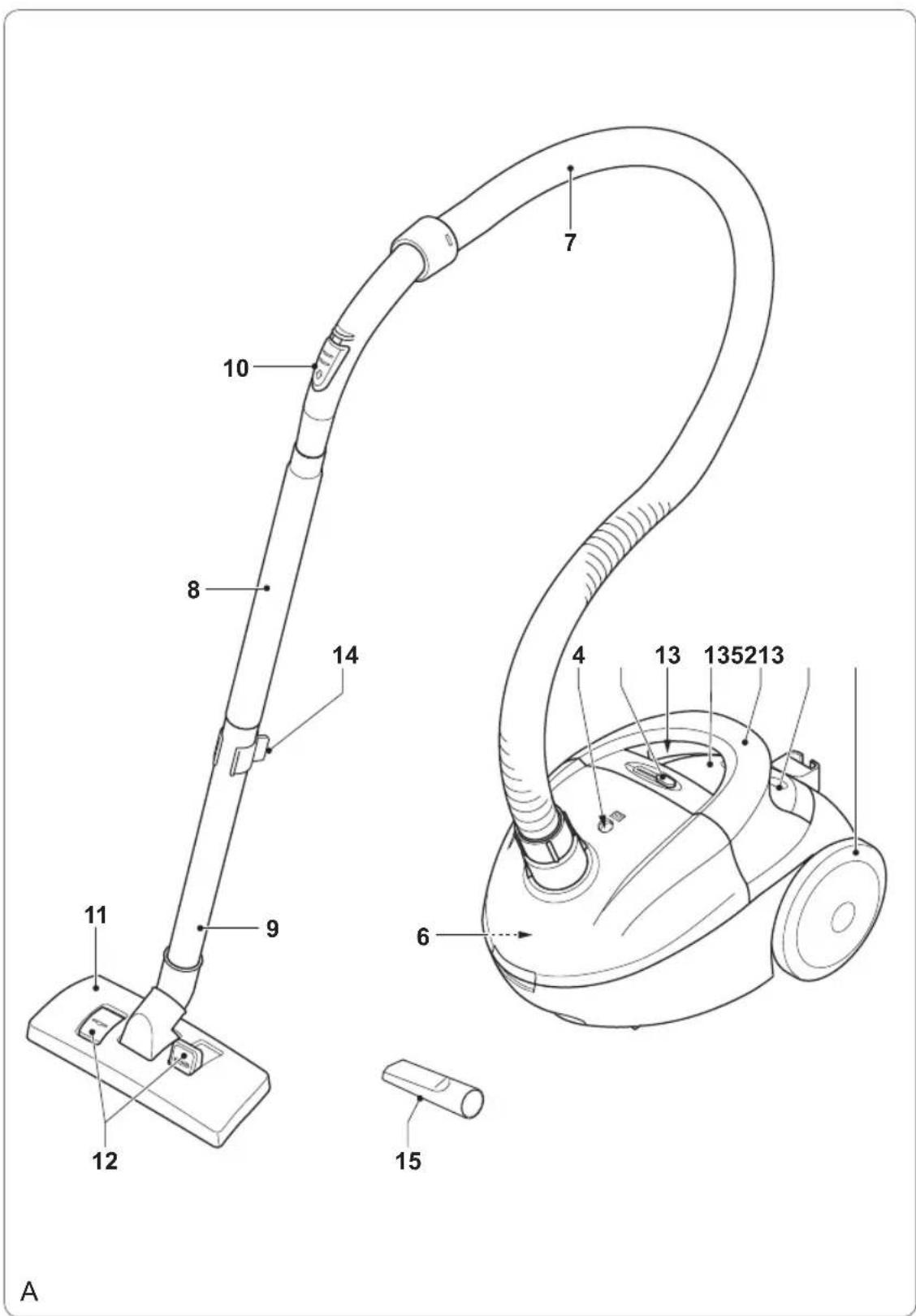 A 10 7 8 14 4 13 135213 6 9 11 12 15