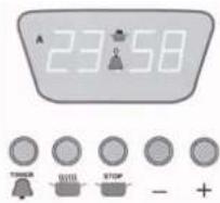 INVENTUM XFG40 - Digitale timer (alleen voor model XFG52, XFG60 en XFG62) - 4