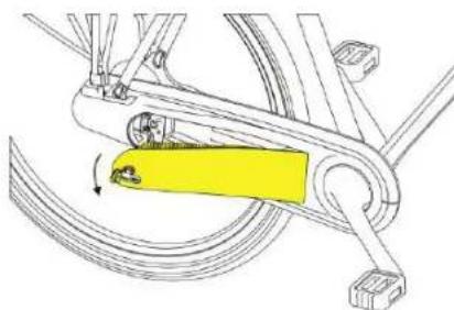 Batavus Mambo E-go - Removing the battery pack - 2