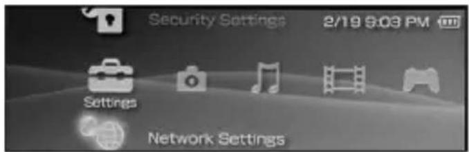 Security Settings 2/19 9:03 PM Settings Network Settings