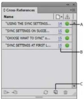 Cross-References Name "USING THE SYNC SETTINGS... 14 SYNC SETTINGS ON SUCCE... 15 "CHOOSE WHAT TO SYNC" o... 15 "SYNC SETTINGS AT FIRST L... 15 A B C