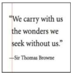 "We carry with us the wonders we seek without us." —Sir Thomas Browne