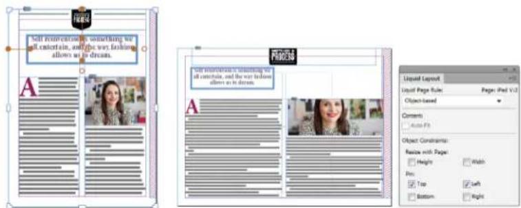 Self-representation: something we will entertain, and the way finishing allows us to dream. A A A Liquid Layout Liquid Page Rules: Pages: iPad V12 Object-based Contents: Auto-Fit Object Constraints: Review with Pages: Height Width Res: Top Left Bottom Right