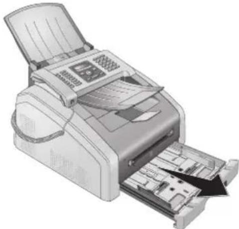 PHILIPS LPF5120 Laserfax - Introduire le papier dans la cassette de papier - 1