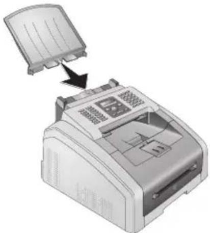 PHILIPS LPF5120 Laserfax - Monter le plateau de documents - 1