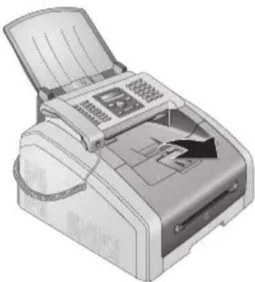 PHILIPS LPF5120 Laserfax - Ne pas ouvrir pendant la tâche d'impression ! - 1