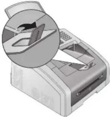PHILIPS LPF5120 Laserfax - Ne pas utiliser l'arrêt papier avec du papier format légal - 1