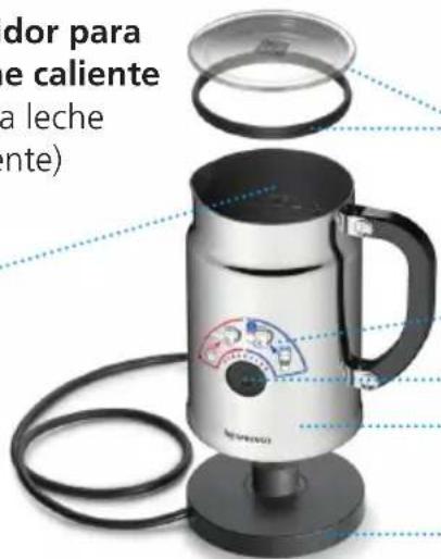 dor para e caliente a leche nte)