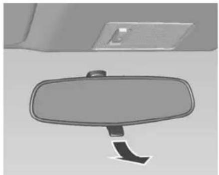 CHEVROLET Spark (2012) - Innenspiegel Manuelles Abblenden - 1