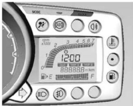 MODE TRIP 12:00 888888=km E F