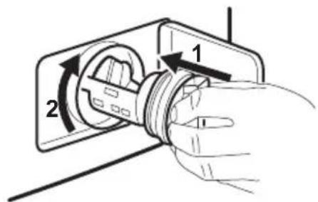 ELECTROLUX WAGL6S200 - Pour nettoyer la pompe de vidange : - 6