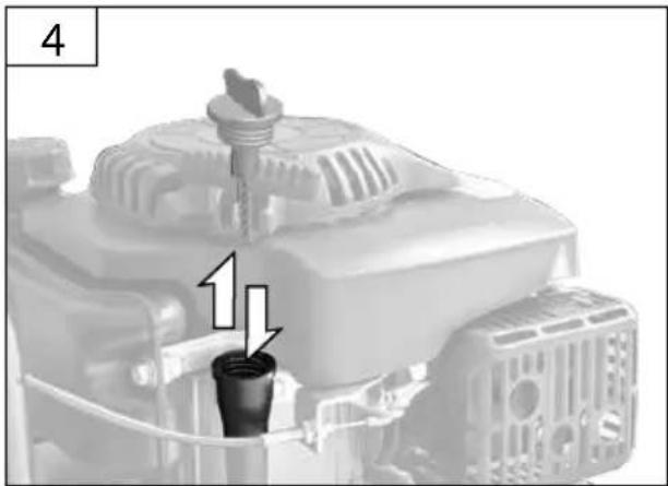 Mechanical component diagram showing a bolt inserted into a housing, with no visible text or symbols