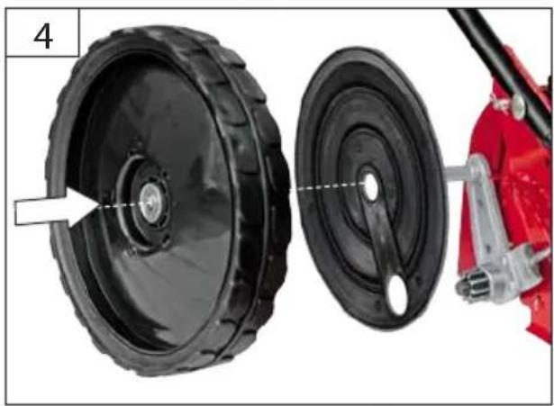 GUDE 460 ES Big Wheeler - Français CARACTÉRISTIQUES TECHNIQUES | UTILISATION CONFORME À LA DESTINATION | CONSIGNES DE SÉCURITÉ | ENTRETIEN | GARANTIE | DÉCLARATION DE CONFORMITÉ CE \_\_\_\_ 33 - 8