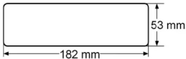 53 mm 182 mm