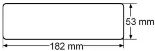 53 mm 182 mm