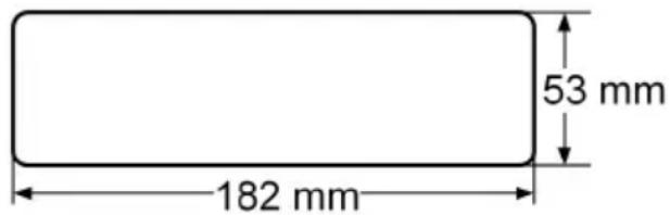 53 mm 182 mm