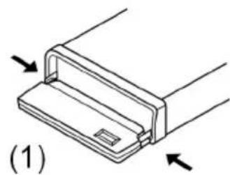 MEDION LIFE P62003 (MD 82223) - Inserimento del frontalino di comando - 1