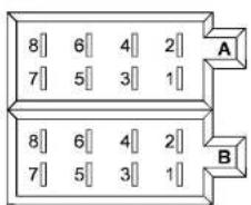 8|| 6|| 4|| 2|| 7|| 5|| 3|| 1|| A B 8|| 6|| 4|| 2|| 7|| 5|| 3|| 1||