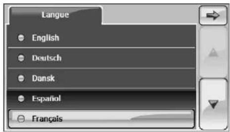 Langue English Deutsch Dansk Español Français