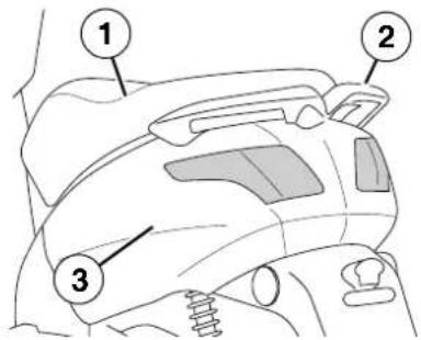 PEUGEOT Vivacity 3 125cc - Rücklicht und Blinkerleuchten hinten - 1