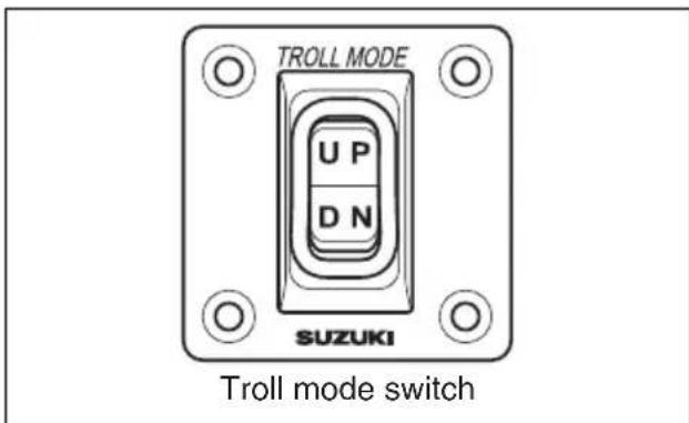 TROLL MODE UP DN SUZUKI Troll mode switch