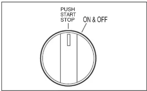 PUSH START STOP ON & OFF