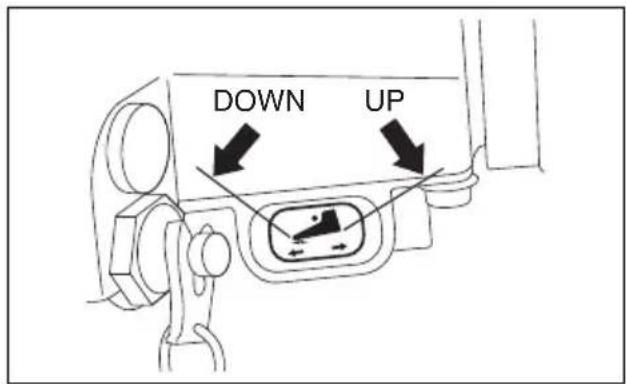 DOWN UP