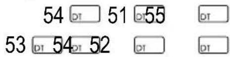 54 DT 51 DT 55 53 DT 54 DT 52 DT DT