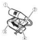 PIONEER DEH-8450BT - Wheninstallingthemicrophone onthesteeringcolumn - 1