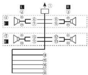 PIONEER DEH-8450BT - Cabodealimentação - 1