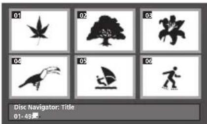 01 02 03 04 05 06 Disc Navigator: Title 01-48是